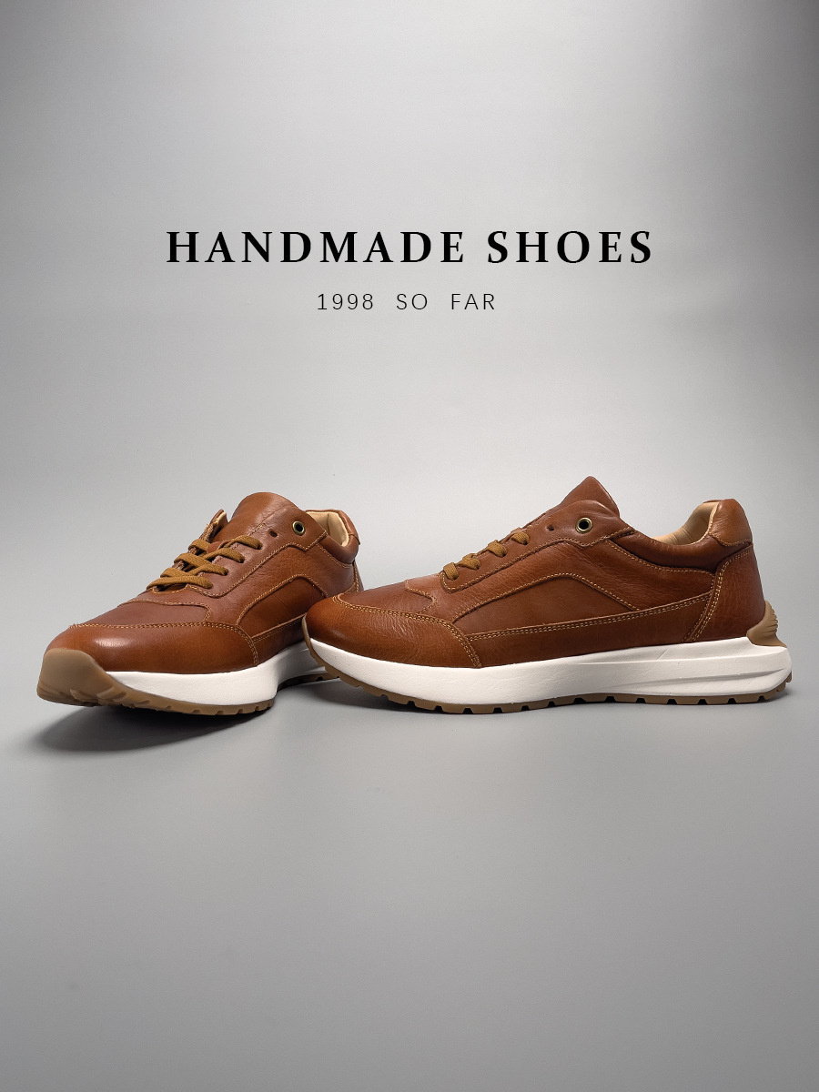 Giày nam da bò thật kiểu lười penny loafer thủ công — Màu Nâu [tỷ lệ chất lượng trên 1000], Màu Đen [tỷ lệ chất lượng trên 1000]