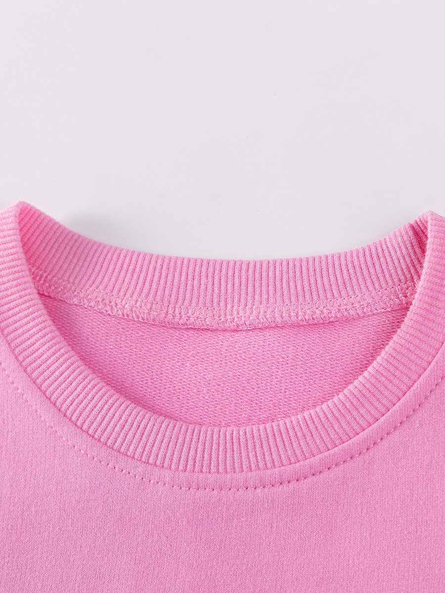 Nouvel ensemble fille, ensemble enfant, tenue enfant manche longue automne deux pièces