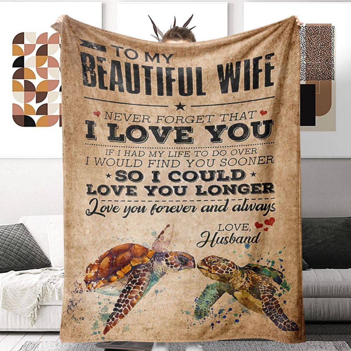 Letter explosion printing explosion flannel blanket for envelope gift Amazon 3D digital wife ins