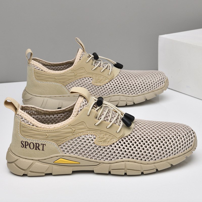 Giày Thể Thao Nam Chất Liệu Vải Lưới Big Size Ngoại Cỡ Thoáng Khí Hàng Mùa Hè Phong Cách Trẻ Trung