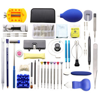 Watch Repair Tools 178 Pieces Watch Back Cover Strap Watch Cleaning Tool Set Watch Adjuster Lug Cotter Pin