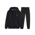 Zipper suit black white label