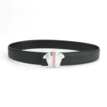 Black belt + silver buckle