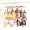 3-Pack Bamboo Retractable Clothes Drying Rack, Multi-Purpose Clothes Hanger, Towel and Socks Multi-Purpose Bamboo Rack Wholesale