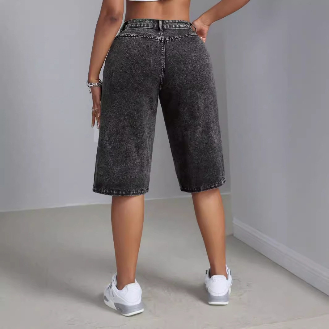 Wide Leg Denim Pants Trendy Street Style Casual Wear for Women Wholesale Available customizable
