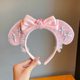 Children's Kuromi Headband Female Non-Slip Headband Cute Sanrio Hair Accessories Girl Melody Rabbit Ear Hairpin Headband