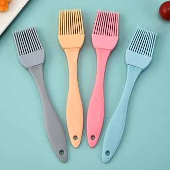 Silicone Barbecue Brush Food Grade Oil Brush Kitchen Pancake High Temperature Resistant Baking Tool Oil Brush Barbecue Special Brush