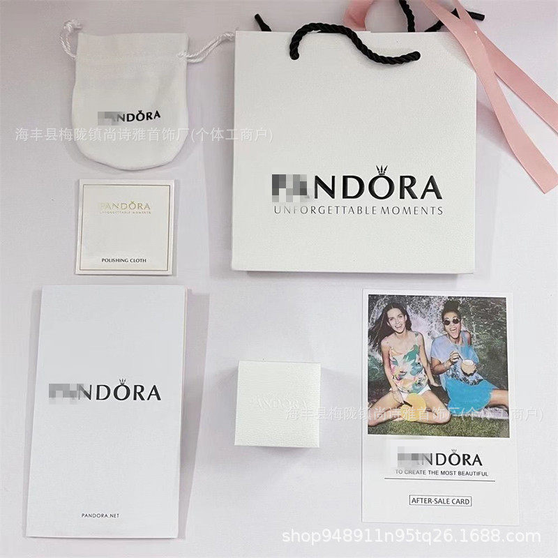 Pan Jia Dora Original Packaging Bracelet Bracelet Box Necklace Box Ring Earring Box Jewelry Gift Box Set Factory