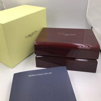 Watch Box lang Qin Ming Craftsman Solid Wood Original Counter High-grade Watch Box Storage Box Handbag Packaging Set Box