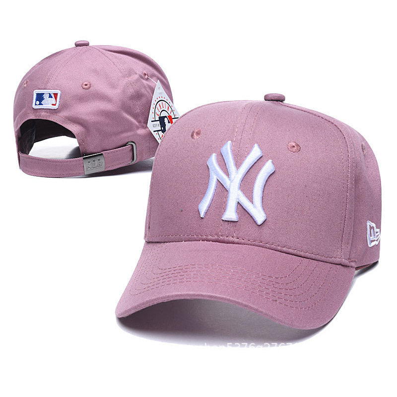 Comercio exterior mlb sombrero sombrero de visera techo profundo techo duro cabeza grande protector solar 2024 nuevo estilo ny gorra de béisbol coreana transfronterizo