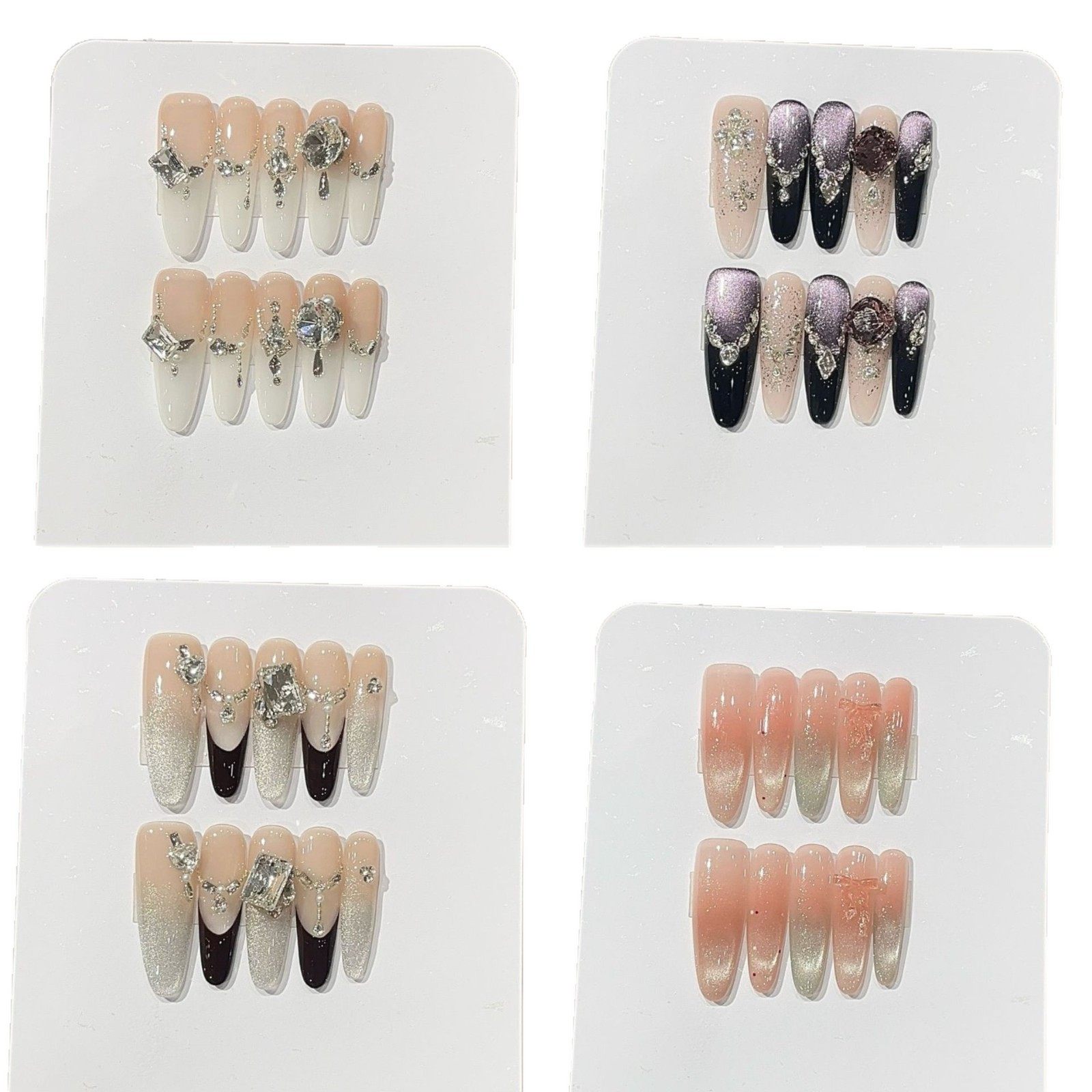 [3.5 New Fine Dog Collection] Tao Xili Manicure Pure Desire Whitening Light Luxury Wearable Nails 3.5 Fine Dog Collection