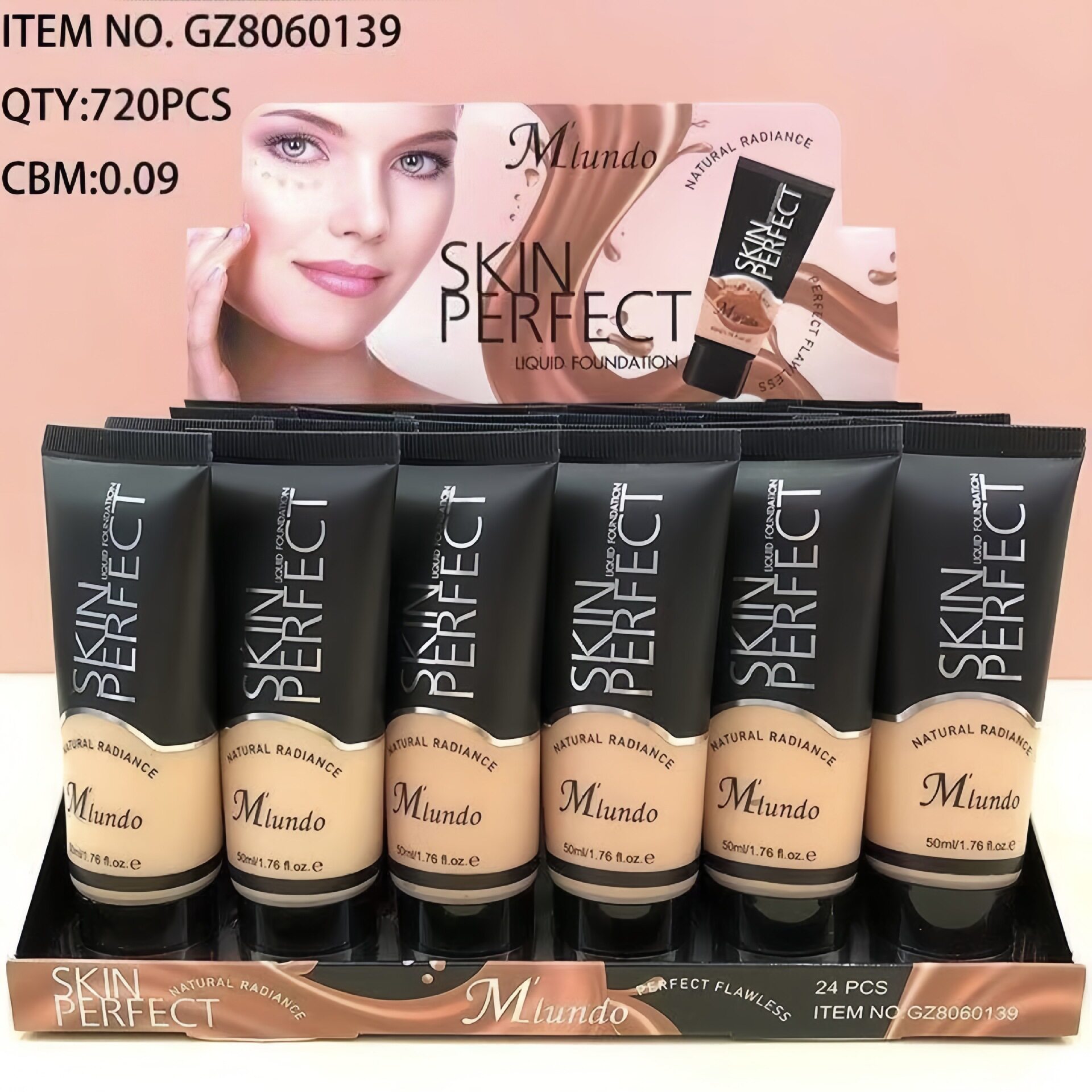 Mlundo Waterproof Sweat-proof Concealer Foundation Modified Tear Groove Shadow Three-dimensional Lasting Makeup