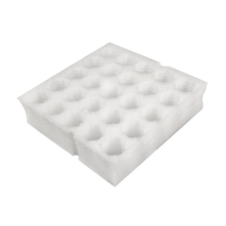 Epe Pearl Cotton Egg Tray 30 Pieces 15 Pieces White Pearl Cotton Foam Packaging Express Packaging Logistics Anti-Collision Wholesale