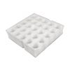 Epe Pearl Cotton Egg Tray 30 Pieces 15 Pieces White Pearl Cotton Foam Packaging Express Packaging Logistics Anti-Collision Wholesale