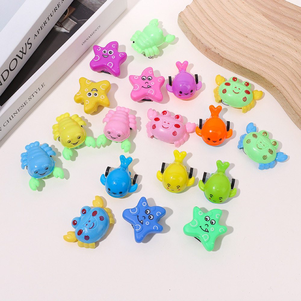 Cross-Border Supply Pull-Back Car Student Prizes Cute Pet Marine Animals Inertia Children's Small Toys Toddler Street Stalls Wholesale