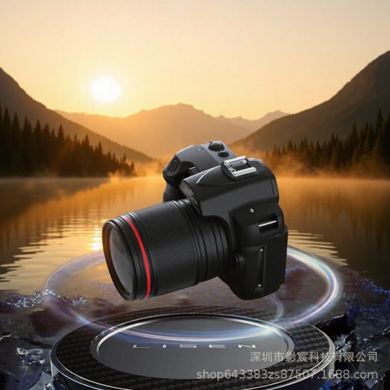 Popular Digital Camera with 64 Million Pixels, Ultra-High Definition 4K, Portable, Long Standby Time, New Product for Students with Telephoto Lens