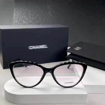 Ch3393 Anti-Blue Light Glasses Frame Cat Eye with Myopia Glasses Lens Women's Color-Changing Glasses Frame Eye Protection Trendy Cool Cat Eye