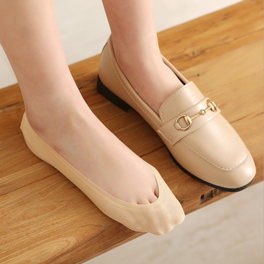 冰丝船袜春夏新款简约潮流浅口女士隐形袜纯色超薄透气硅胶不掉跟