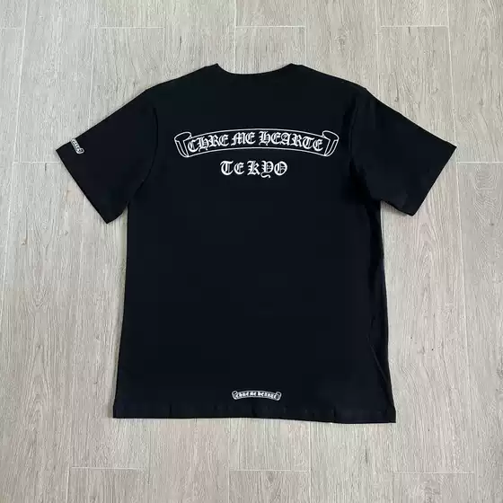 【High-Quality In-Stock Version】Ch Chrome Hearts City Edition Sanskrit Print Short Sleeve T-Shirt Unisex