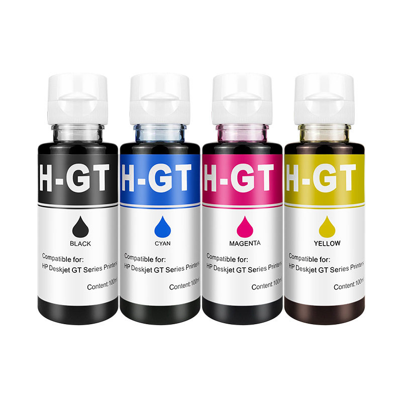 For HP 518 ink 519 printer ink 5810 color gt5820 ink cartridge HP gt52 ink 51