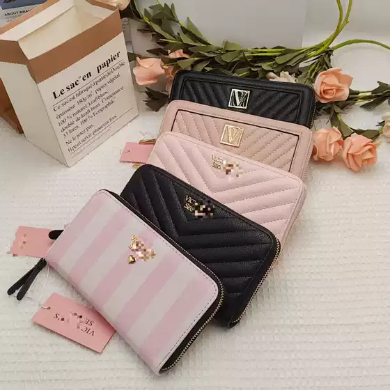2025 Foreign Trade Fashion Casual New V-Shaped Wallet, Cute, All-In-One, Compact and Portable for Women, Fashionable and Versatile + Gift