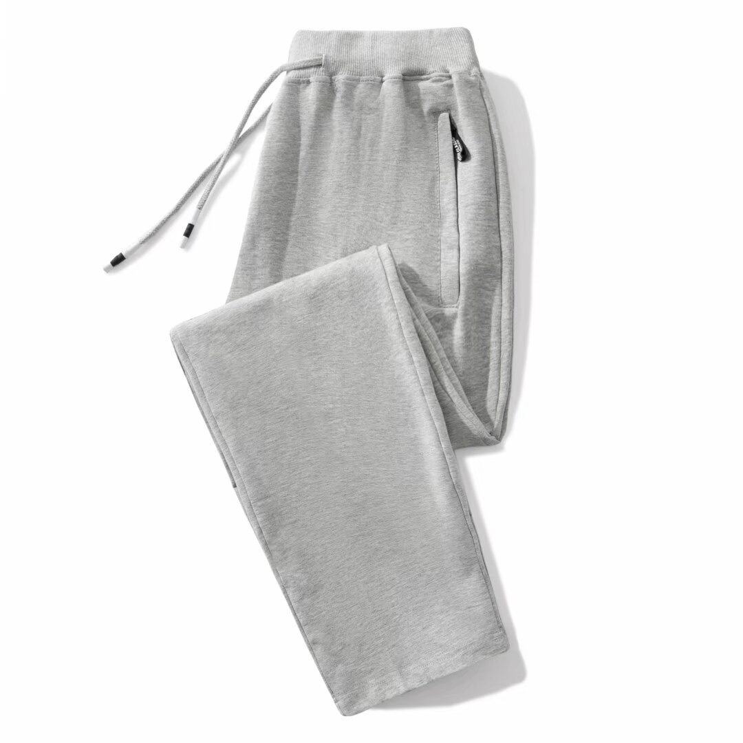 冬季卫裤子男士休闲长裤新款春秋冬季2024加绒加厚保暖直脚运动裤