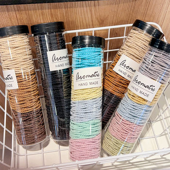 South Korea seamless threaded non-slip hair ring high elastic towel ring horsetail ball hair rope women's rubber band wholesale