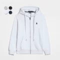 Zipper white black label