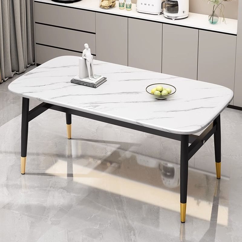 家用餐桌简易组合小户型饭桌出租房简约桌子长方形商用现款扁桌