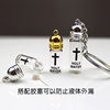Cross-Border Holy Water Bottle Holy Water Bottle Glass Vial Pendant Church Baptism Cross Bottle