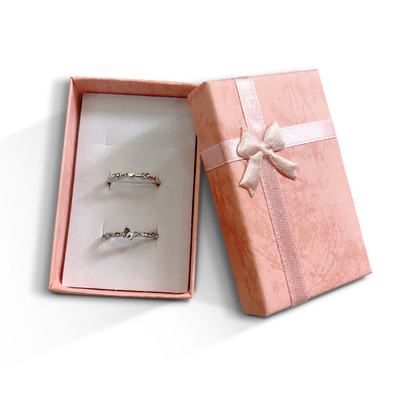Spot Cloud Sky and Earth Cover Box Bow Jewelry Ring Earrings Necklace Multi-Purpose Jewelry Packaging Box Wholesale