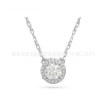 Full diamond white gold necklace