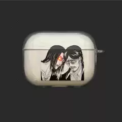 Anime Pair Lights Apple airpods Pro2 Bluetooth Headset Protective Cover airpods4 Generation Creative Transparent Case