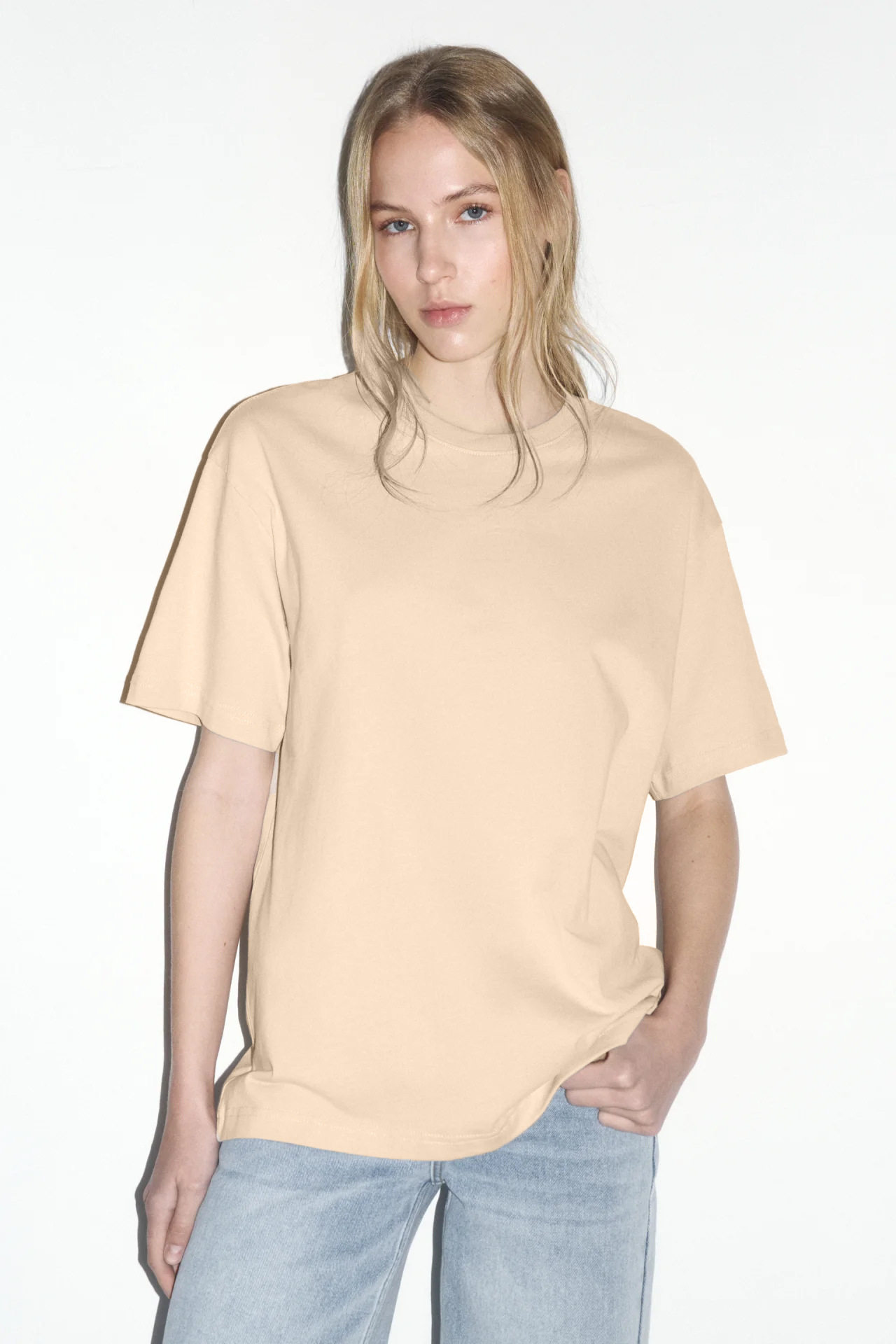 Womens 100 Cotton Solid Color T Shirt Round Neck Short Sleeve Versatile Style Spring Summer Collection Wholesale