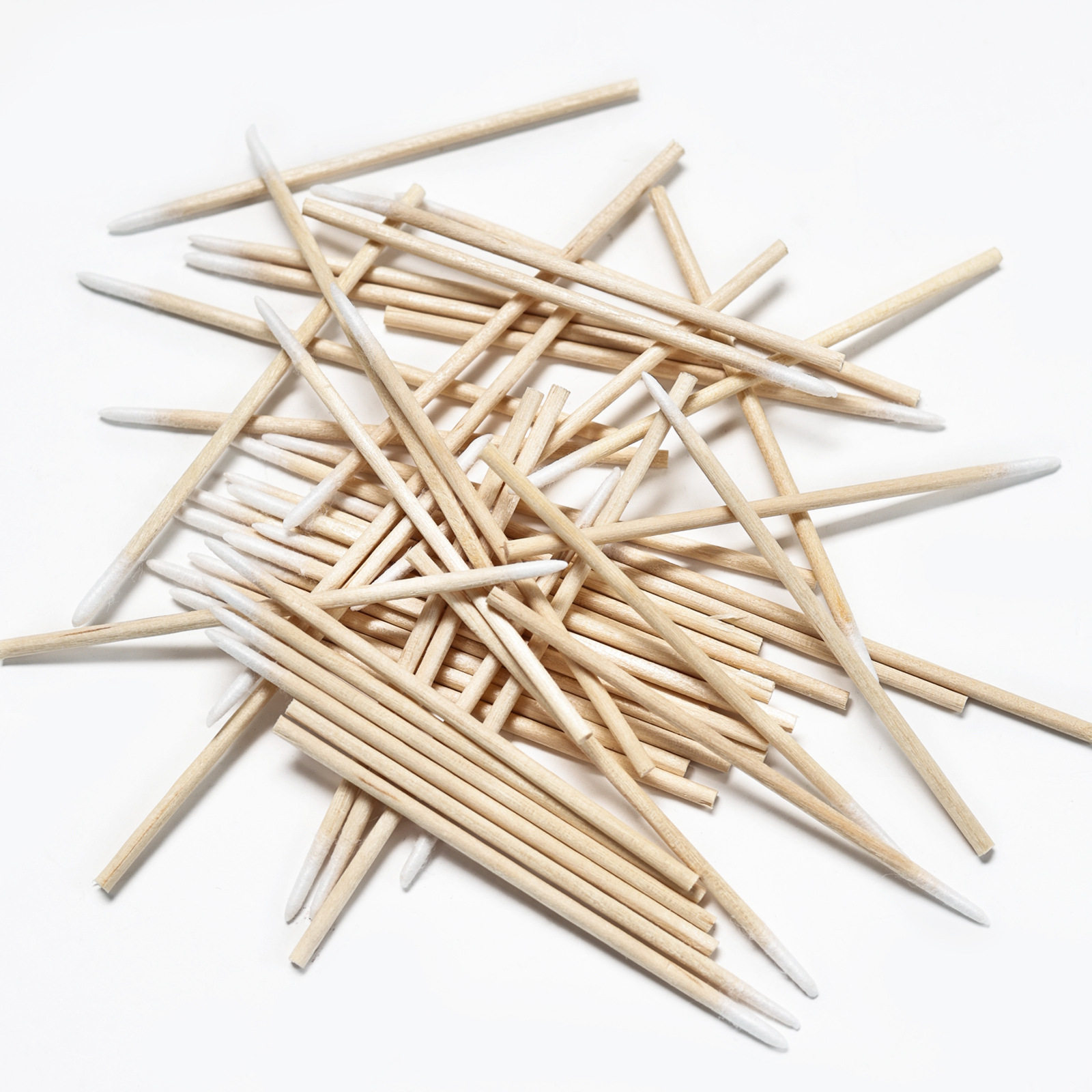 Nail art 100pcs wipe glue disposable thin pointed cotton stick cosmetic cotton stick Jiagou cleaning tools wholesale