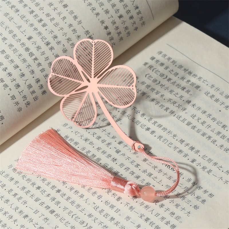 Metal Leaf Vein Bookmark Recover Classical Art Hollow Lotus Antique Send Teacher Student Day Gift Teacher's Day Gift
