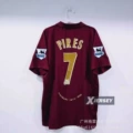 05-06 arsenal home & away #7 star player with premier league badge