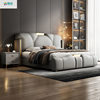 Italian-Style Bed, Light Luxury, Modern Minimalist, Nan Yi Double Bed, Master Bedroom, Internet Celebrity Large Bed, Multifunctional Storage Bed, Soft-Packed Wedding Bed