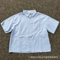 Sky blue/short-sleeved shirt