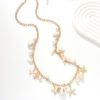 Bohemian Beach Shell Body Chain Summer Seaside Bikini Imitation Pearl Starfish Conch Pendant Waist Chain for Women