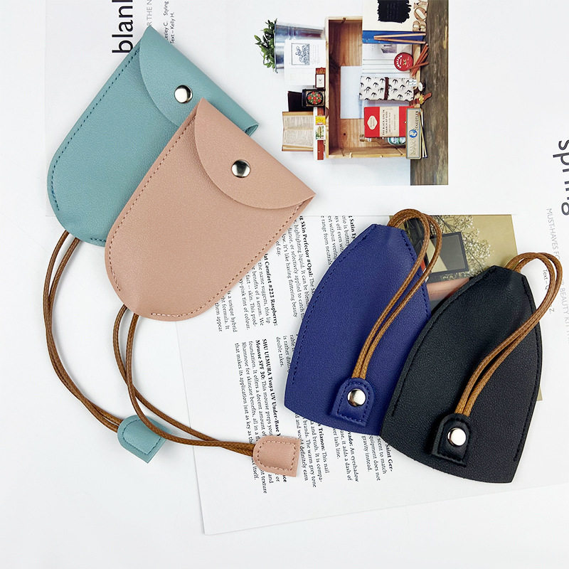 Women's Car Pull-out Key Bag Cute Portable Personalized Large Capacity Small Drawstring Storage Keychain Bag Pendant