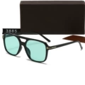 Black frame green film