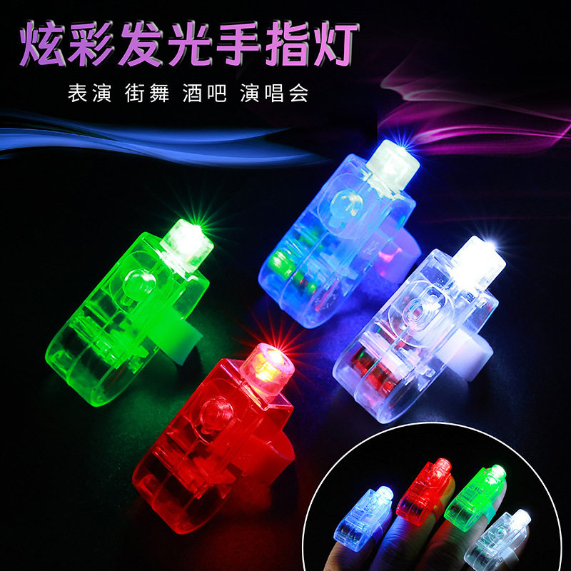 Luminous Finger โคมไฟแฟลชแสงเลเซอร์,สีสัน LED Luminous แหวน,...