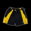 Black and yellow shorts