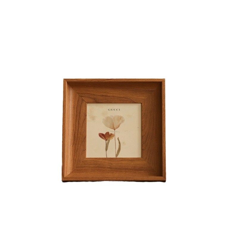 Retro Advanced Sense Air Pineapple Photo Frame Empty Frame Table American Square Decorative Picture Frame Ornaments Desktop Photo Frame