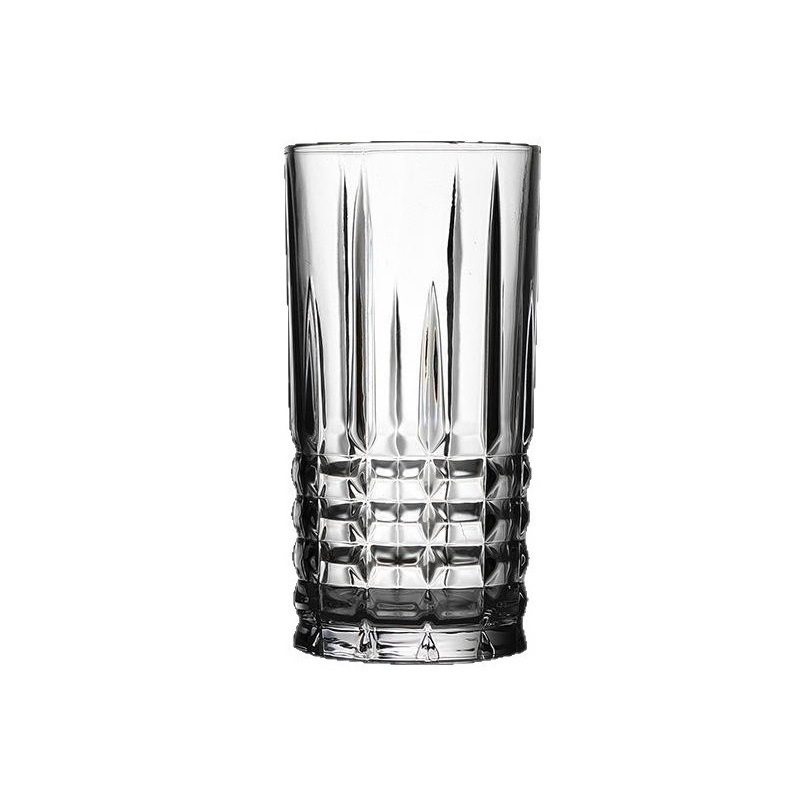 Lizun Transparent Glass Beer Cup Thick-Bottomed Water Cup Juice Cup Restaurant Bar Ktv Whiskey Cup Foreign Wine Cup