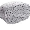 A Polyester Core-Filled Cotton Sliver Braided Blanket Sofa Cover Blanket Ohhio Scandinavian Hand-Woven Weighted Blanket Enlarged Blanket