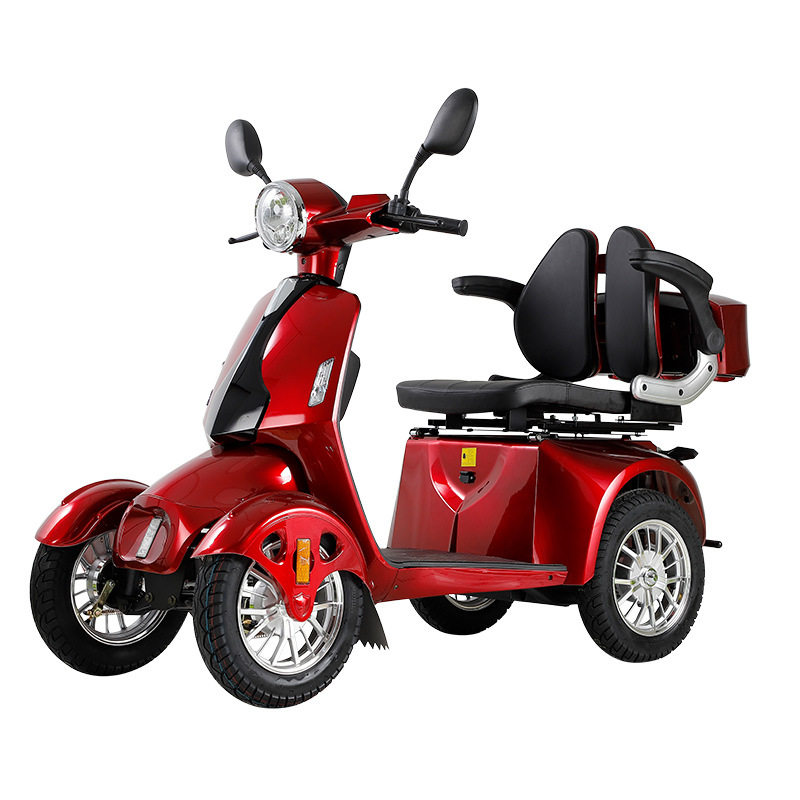 Electric Four-Wheel Vehicle for the Elderly, Battery Vehicle, Leisure and Comfortable Scooter, Cross-Border European and American Overseas Warehouse Manufacturers Wholesale