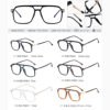 95365 foreign trade classic hot selling TR90 men's optical mirror double nose spring foot comfortable glasses frame can be equipped with glasses
