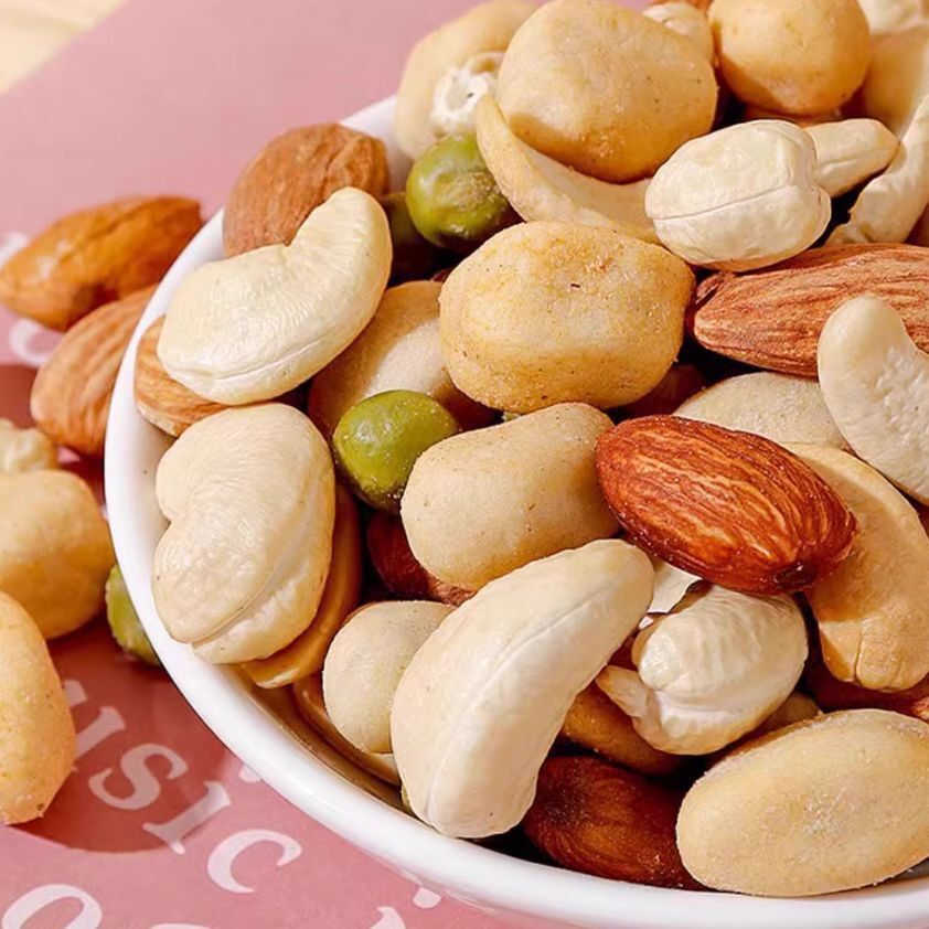 New Year's Goods Golden Colorful Mixed Nuts Gift Pack 800g Casual Roasted Mixed Nuts Snacks Group Purchase